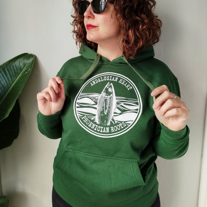 Sudadera "Andalusian heart, phoenician roots" - Imagen 5