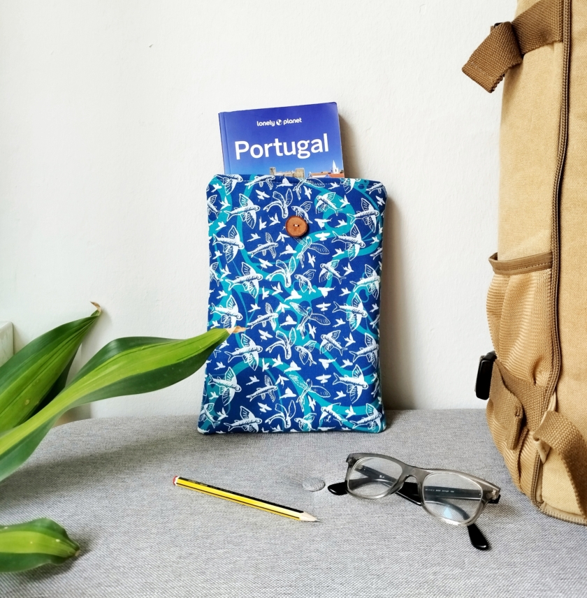 Funda de libro "Pez volador"