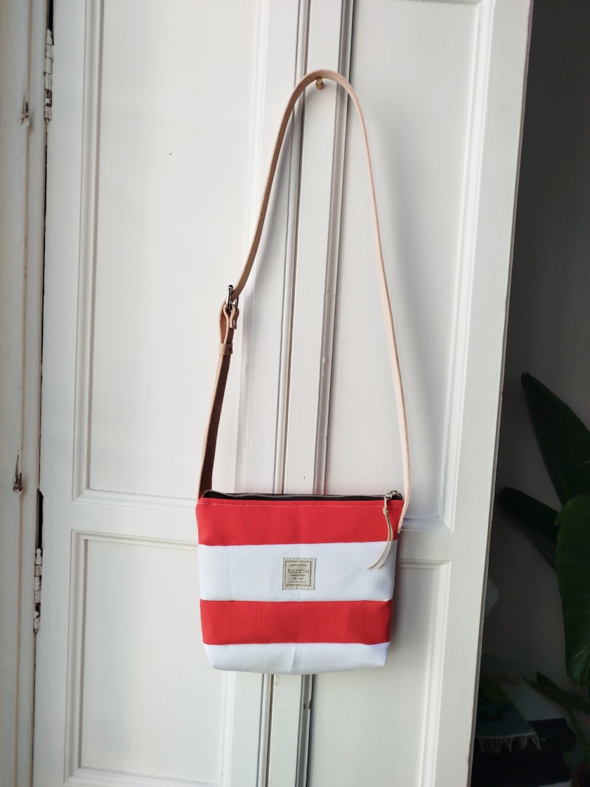 Bandolera rayas rojo - Imagen 4
