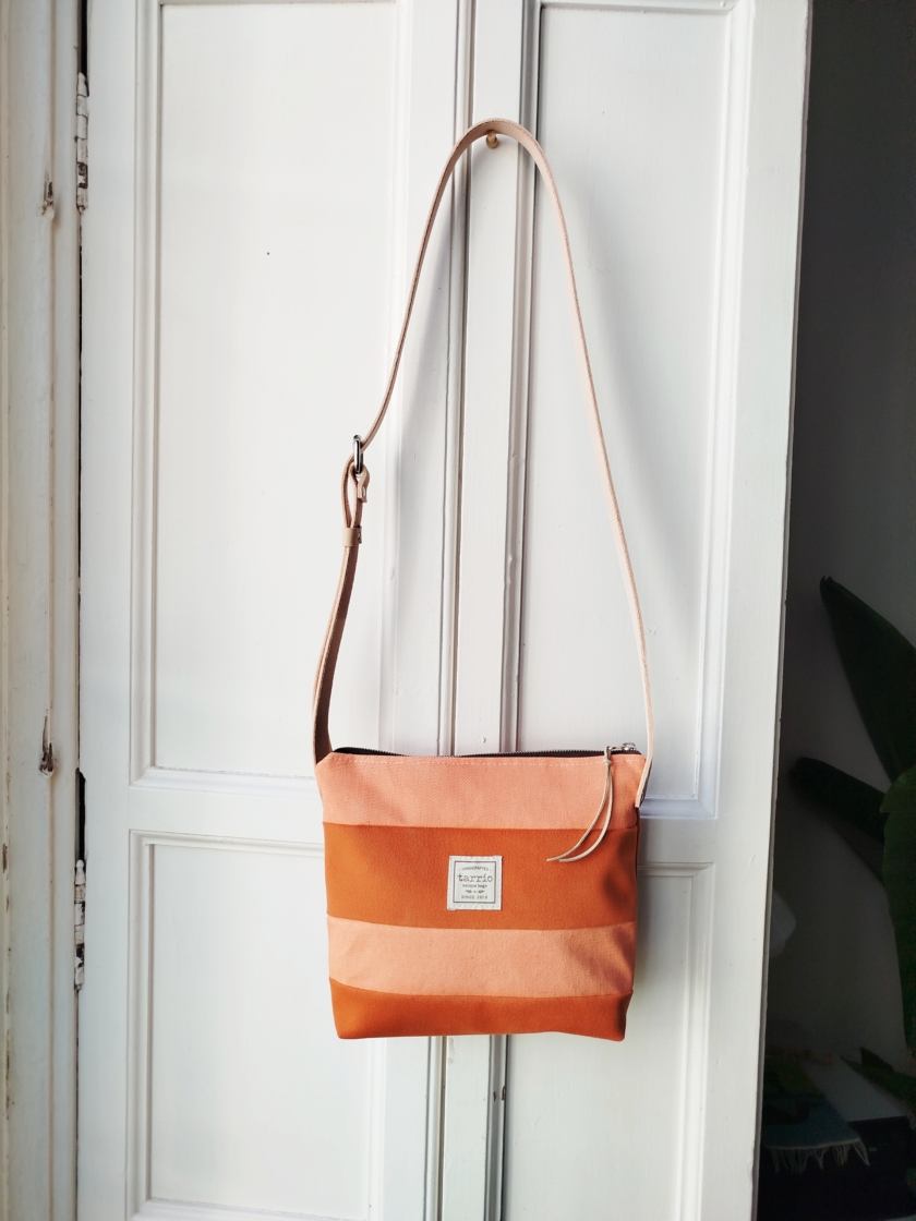 Bandolera rayas naranja - Imagen 2
