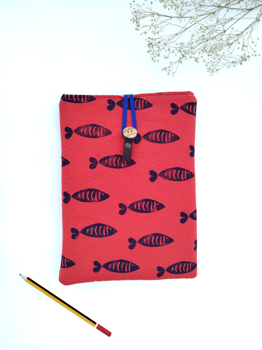 Funda de libro "Peces"
