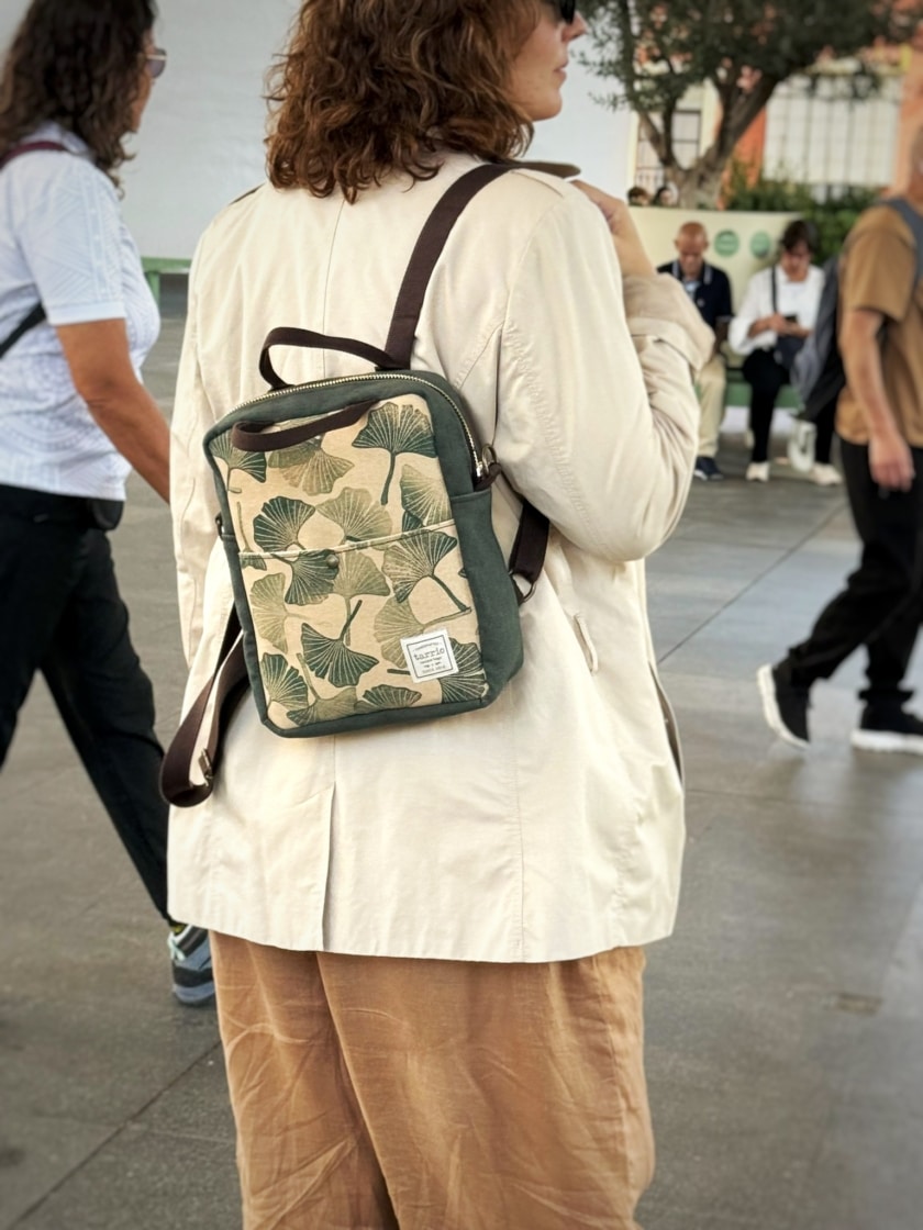 Mochila Cubo "Ginkgo biloba" - Imagen 2