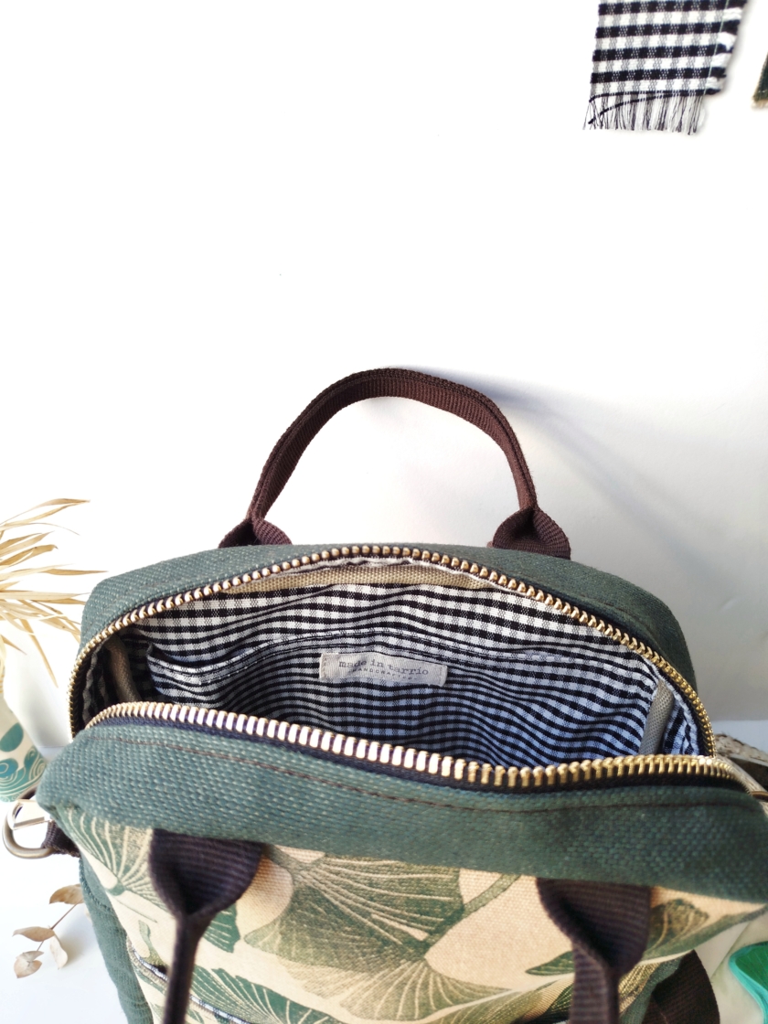 Mochila Cubo "Ginkgo biloba" - Imagen 8
