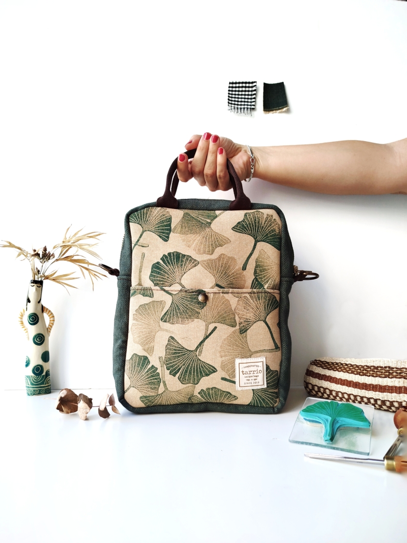 Mochila Cubo "Ginkgo biloba" - Imagen 7