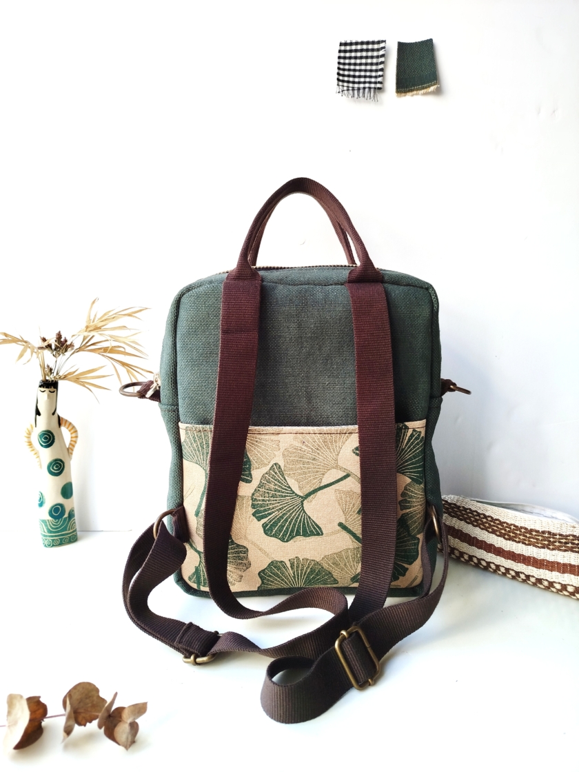 Mochila Cubo "Ginkgo biloba" - Imagen 6